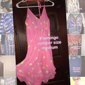 Flamingo romper
